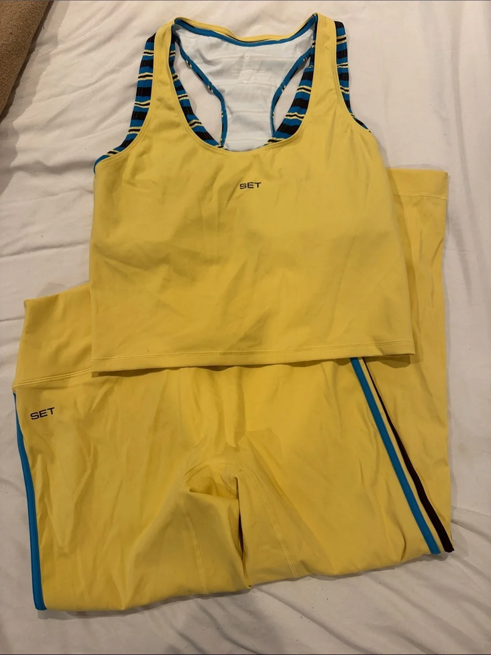 SET Active Paradiso Sportbody Leggings and Tank Size XXL
